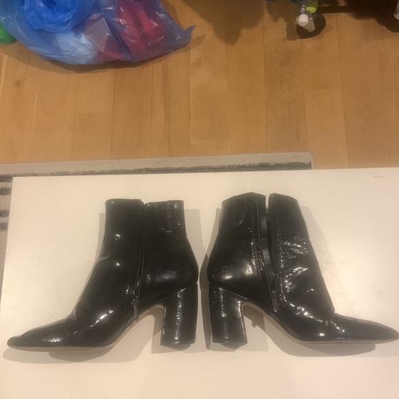Sam Edelman patent leather booties - Picture 2 of 13